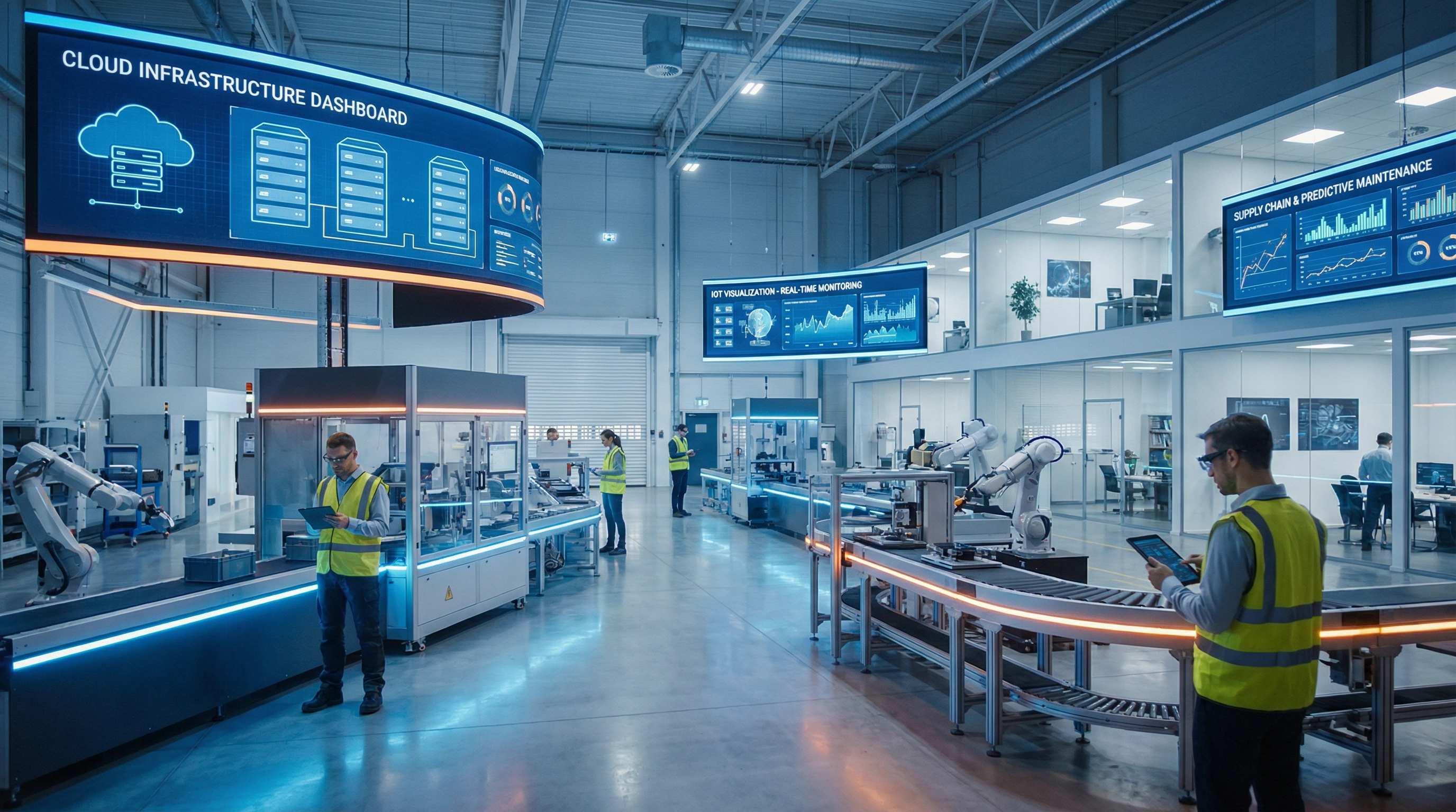 Manufacturing - Cloud infrastructure and IoT dashboard
